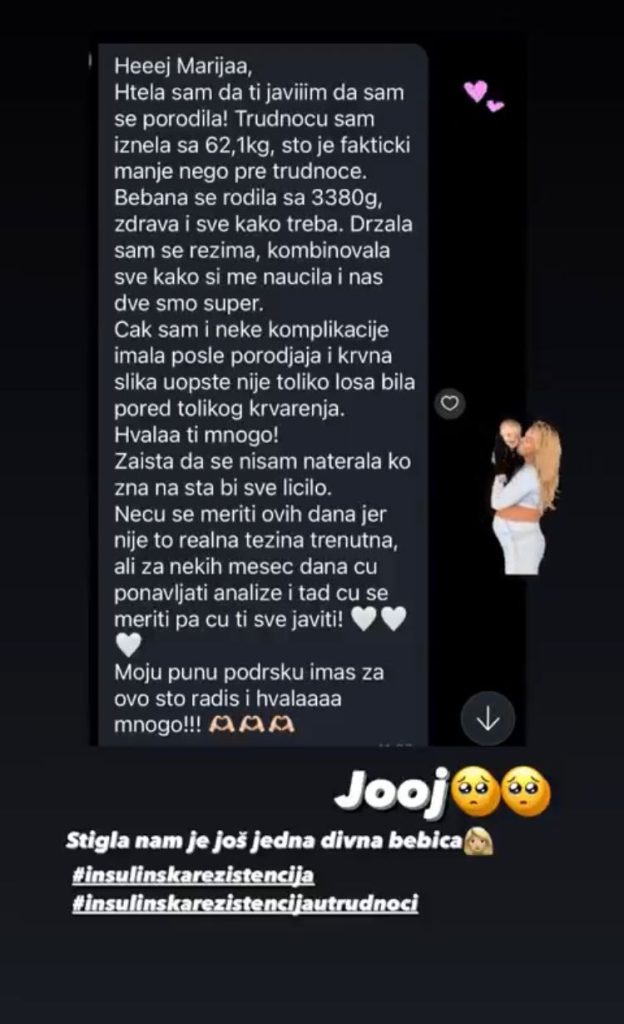 Utisak klijenta o radu sa MM nutrition